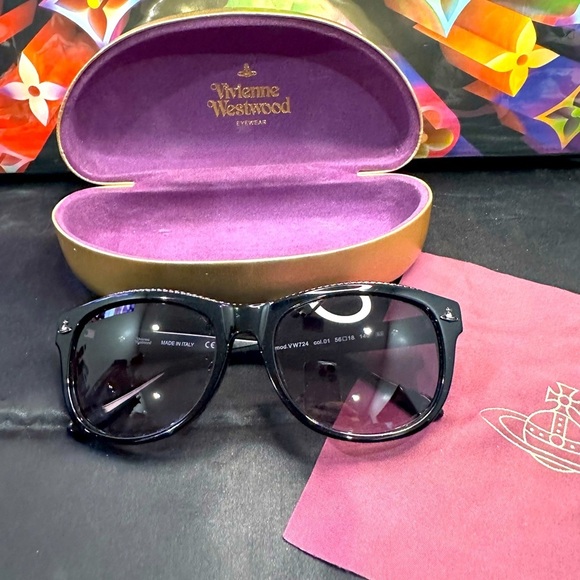 Vivienne Westwood Accessories - Vivienne Westwood Cat-eye Metal Edged Sunglasses EUC Vintage